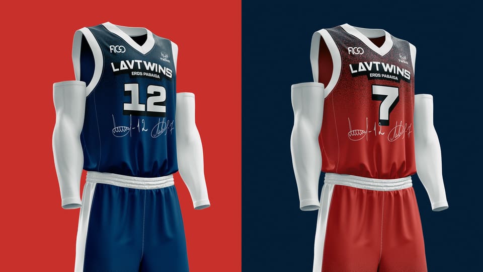 Creating a televised testimonial for basketball’s tallest twins. Lav Twins